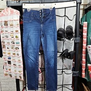 Refuge Dark Blue Skinny Jeans